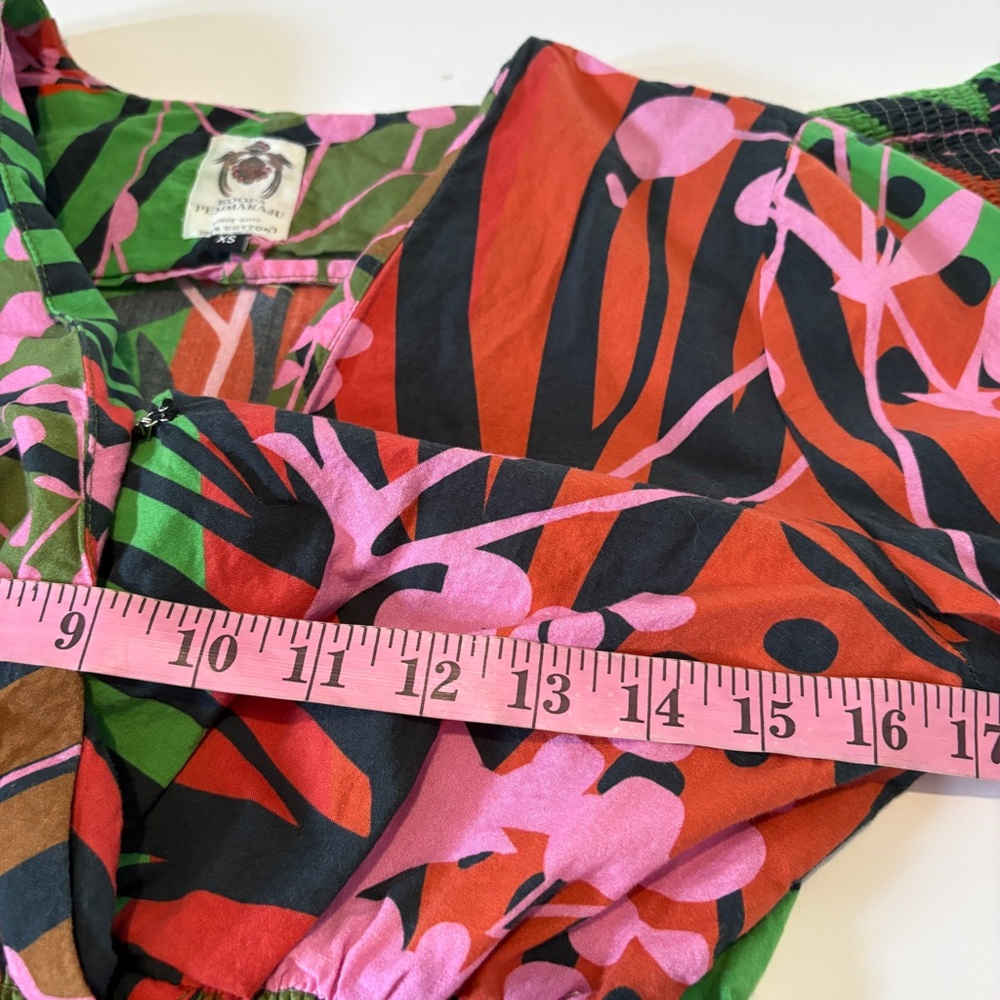 ANTHROPOLOGIE X ROOPA PEMMARAJU printed long sleeve boho dress XS - Picture 3 of 8